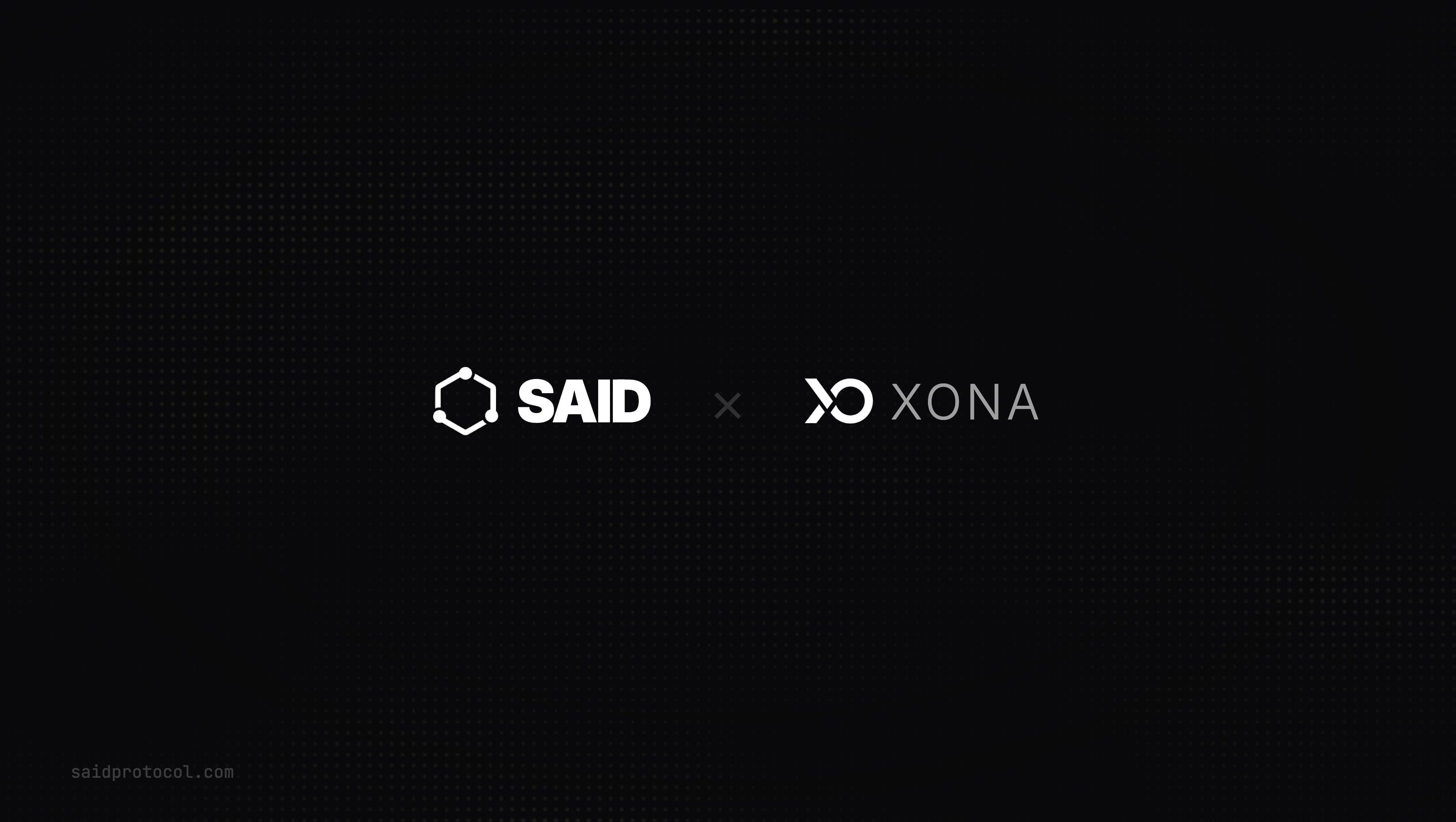 SAID × Xona Orbit: Verified Identity for No-Code Agents